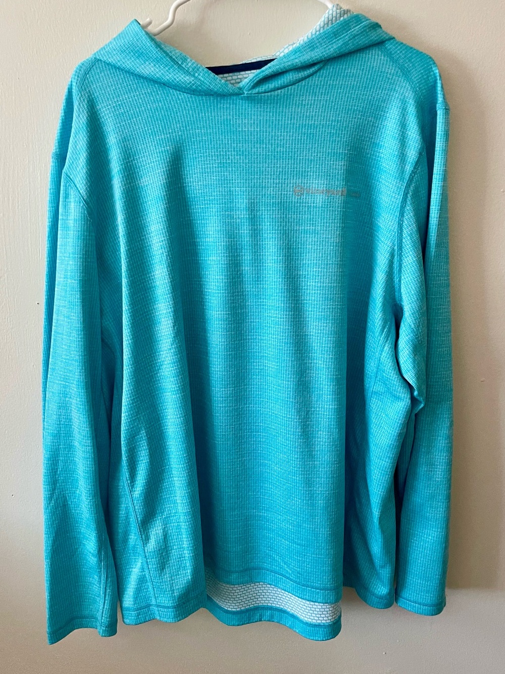 Men's Vineyard Vines Turquoise On The Go Sankaty Performance Hoodie
